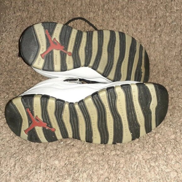 NIKE-AIR JORDAN-Retro X 10 Steel GS-Youth Size 5.5-Women's 7/7.5-Excellent - Picture 7 of 7